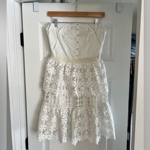 Ina Strapless White Dress